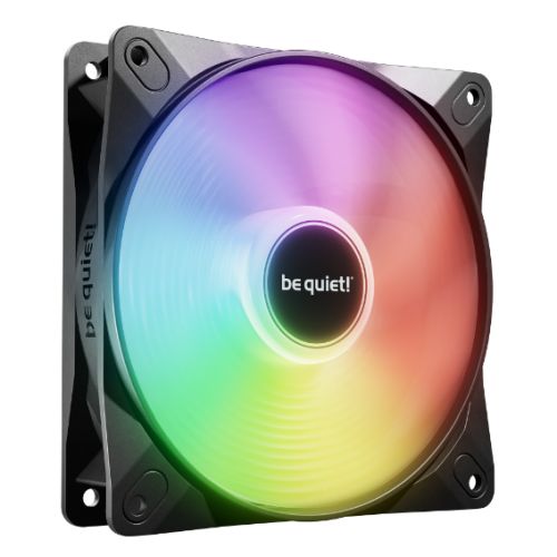Be Quiet! (BL123) Light Wings LX 12cm PWM High-Speed ARGB Case Fan, Rifle Bearing, Impeller w/ 16 LEDs, Daisy-Chain, Up to 2100 RPM, Black Be Quiet! (BL123) Light Wings LX 12cm PWM High-Speed ARGB Case Fan, Rifle Bearing, Impeller w/ 16 LEDs, Daisy-Chain, Up to 2100 RPM, Black